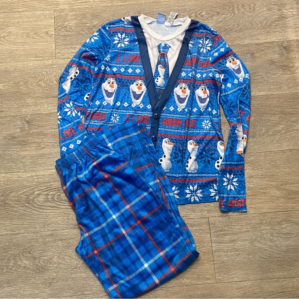 Mens Frozen Olaf Christmas Pajamas